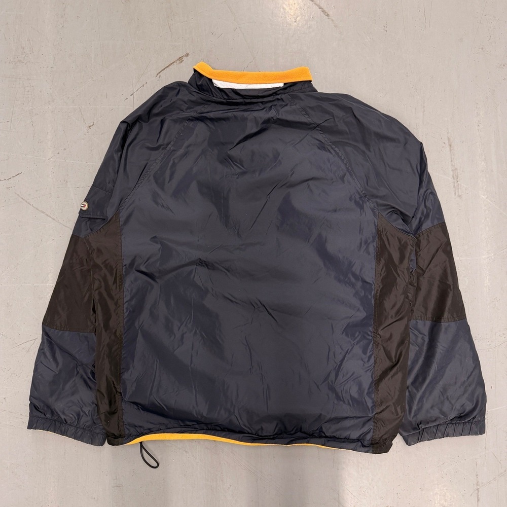 Tommy Hilfiger Athletics Colorblock Track Jacket Orange Fleece Collar Zip Up XXL - Picture 6 of 12